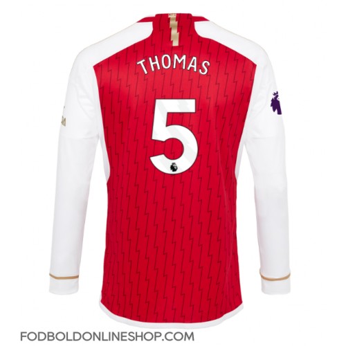 Arsenal Thomas Partey #5 Hjemmebanetrøje 2023-24 Langærmet